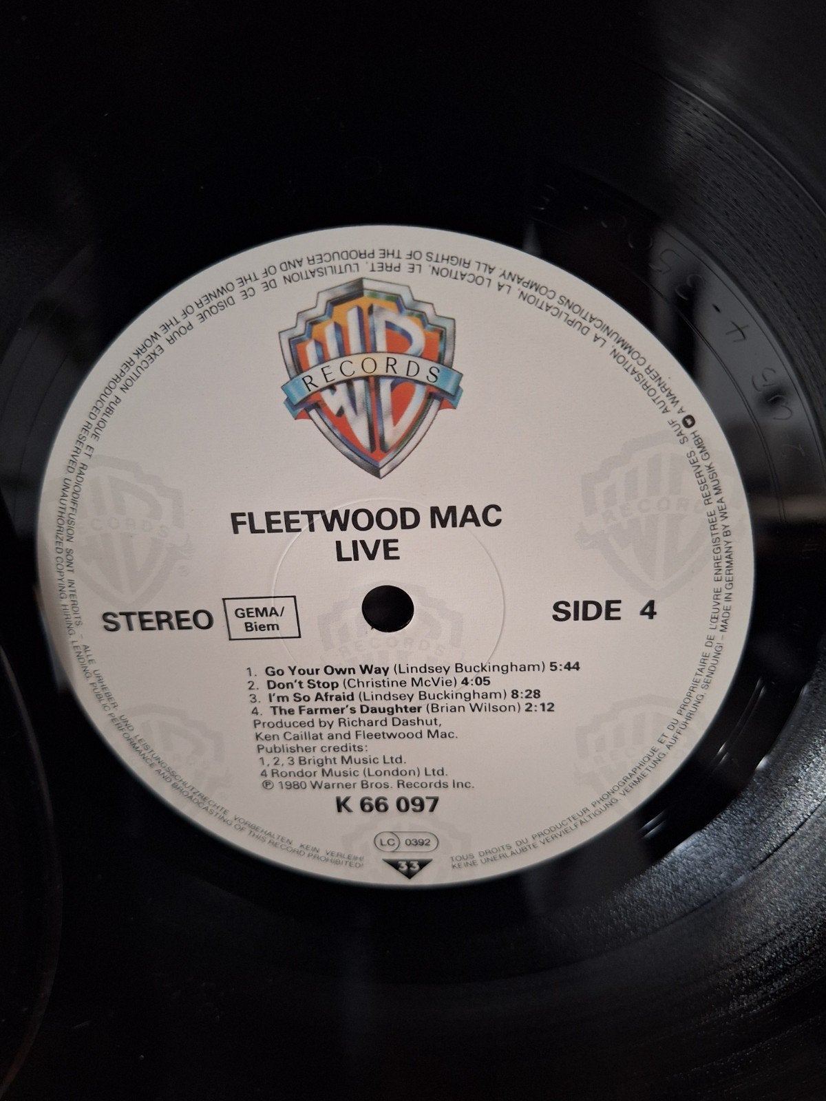 Foto 14 van Fleetwood Mac Live dubbel-LP - Zeldzame originele persing198