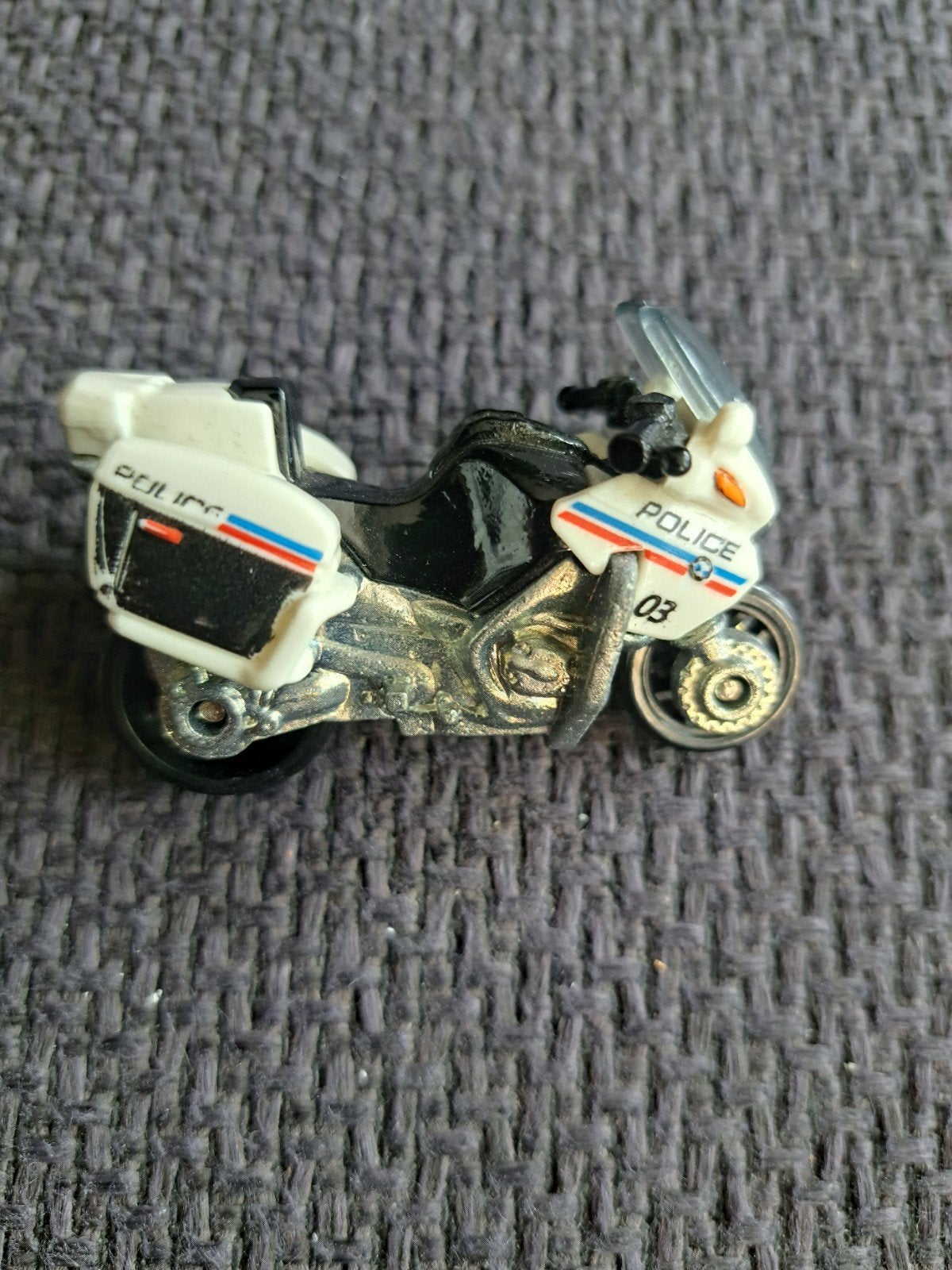 W.s matchbox bmw motor "police", Gebruikt, England/thailand, Ophalen of Verzenden, N.b