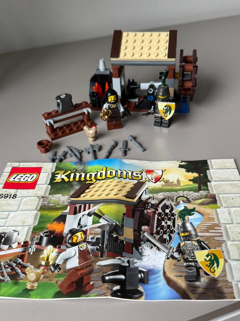 Lego - 6918 - Kingdoms - Blacksmith Attack, Overige thema's, Lego, Ophalen of Verzenden, Complete set