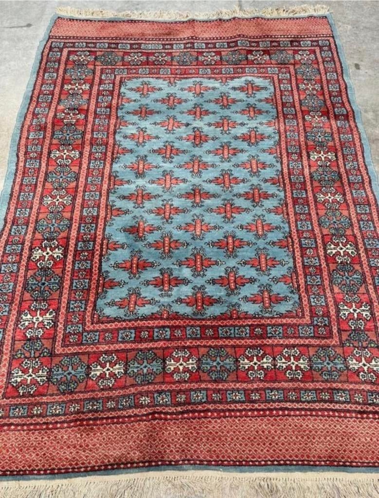 Handgeknoopt tapijt 130cm x 190cm kleed scheerwol orient wol, Handgeknopt tapijt vloerkleed oosterse orien perser, Gebruikt, 100 tot 150 cm