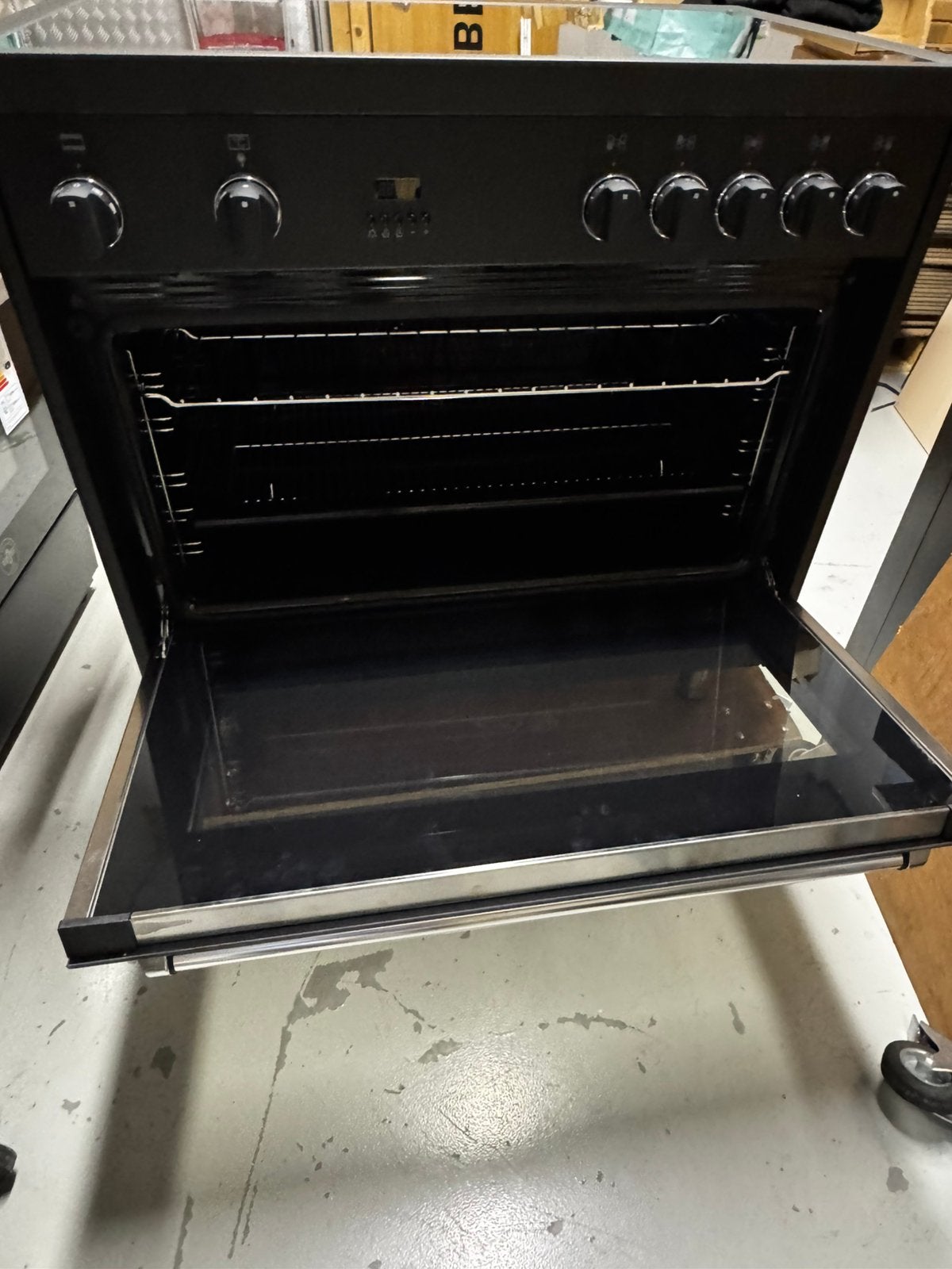 Bertazzoni Master Prime Line 90cm inductie fornuis, Ophalen, 60 cm of meer, Nieuw, Energieklasse A of zuiniger