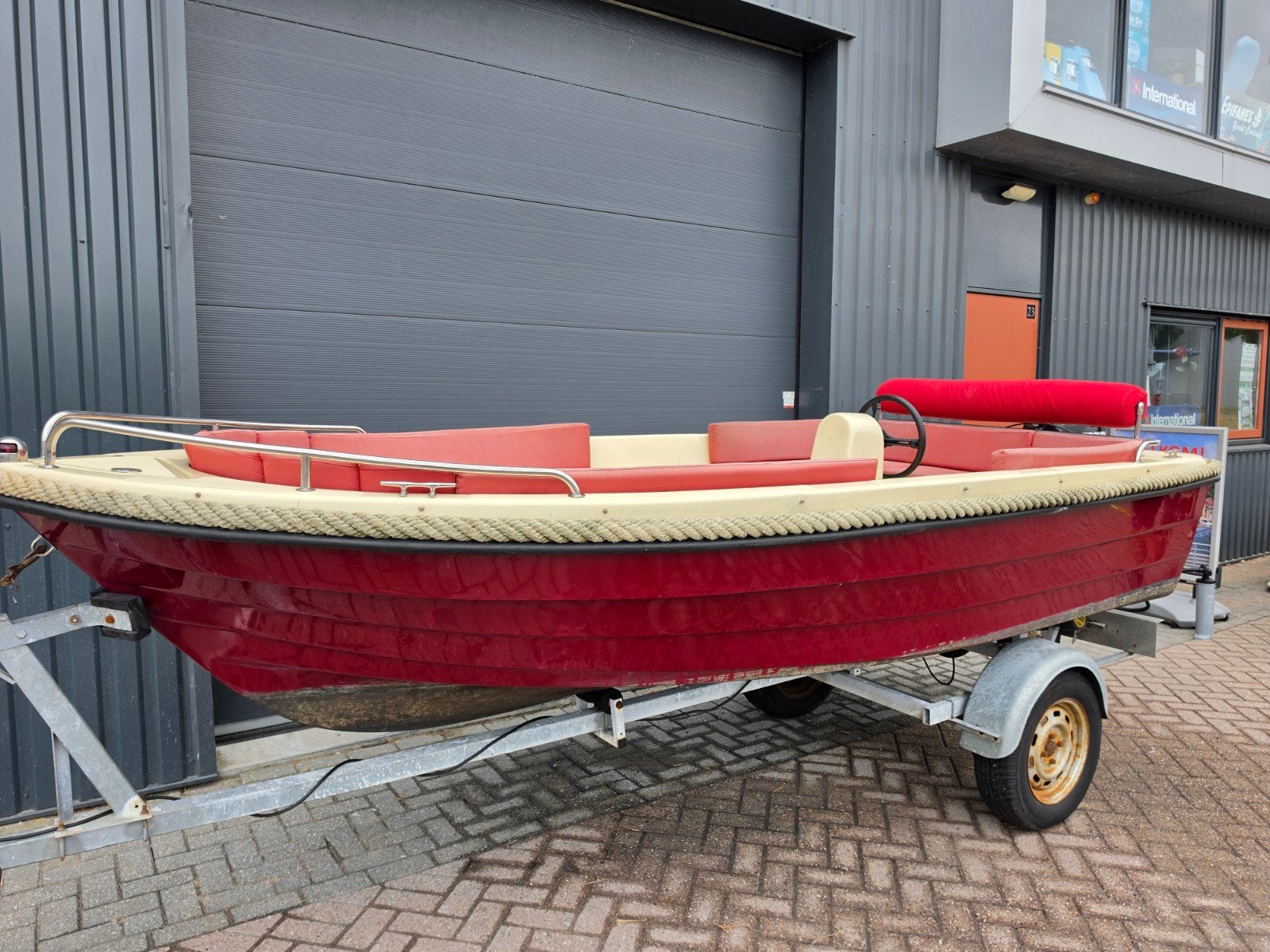 Lago Amore 421 + Mercury 8PK 4 Takt, Watersport en Boten, Consoleboot, Gebruikt, Lago Amore, Ophalen of Verzenden