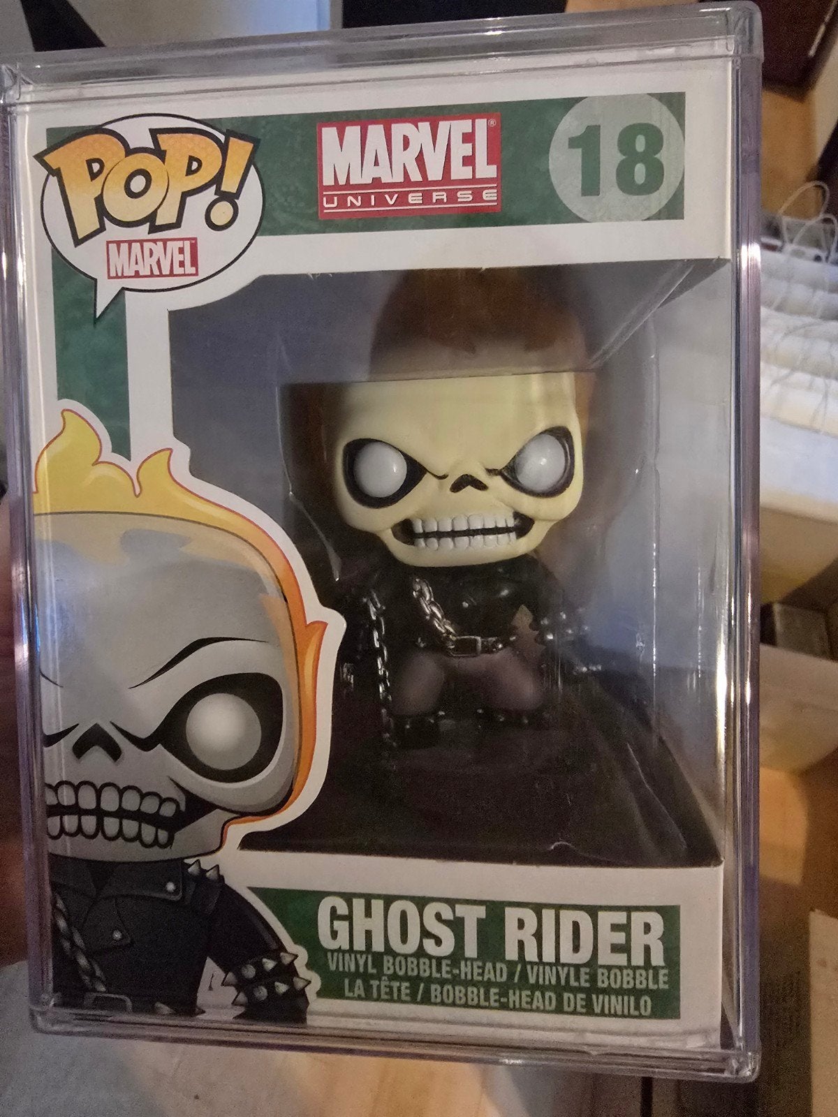 Zeer Zeldzame Ghost Rider Funko Pop! #18 Marvel Grail, Ophalen of Verzenden, Nieuw