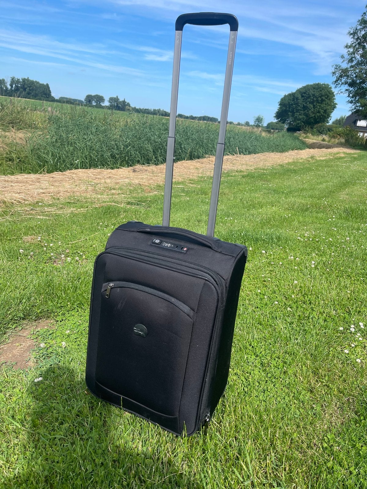 Delsey Handbagage koffer, 40 tot 60 cm, Gebruikt, 20 tot 30 cm, Zwart