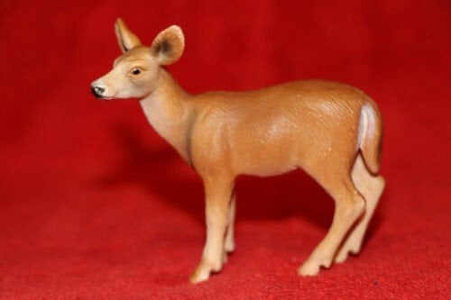 Schleich 14254 ree, dierfiguur, Verzamelen, Dierenverzamelingen, Verzenden, Gebruikt, Hert, Beeldje of Figuurtje