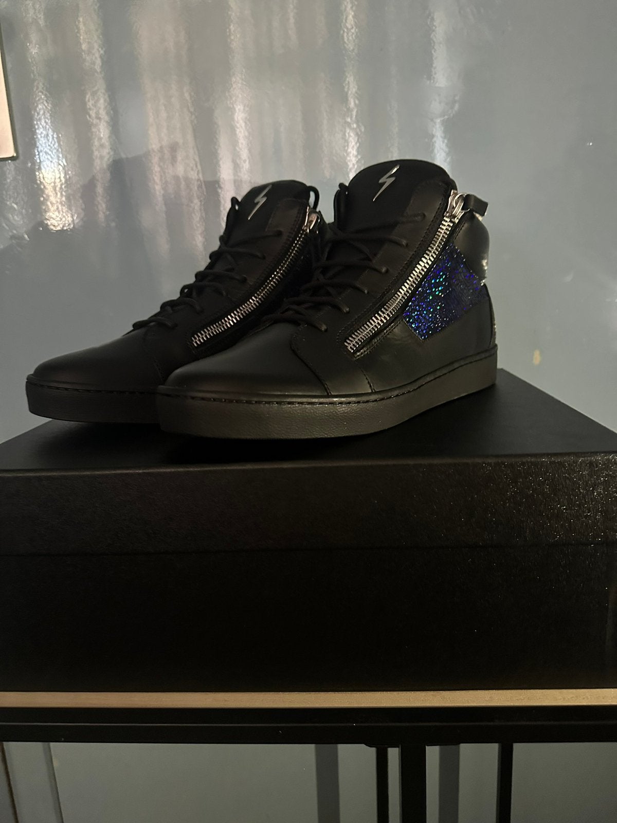 Giuseppe Zanotti Kriss Sneakers - Maat 43 - Nieuw, Kleding | Heren, Schoenen, Zwart, Nieuw, Ophalen of Verzenden, Sneakers of Gympen