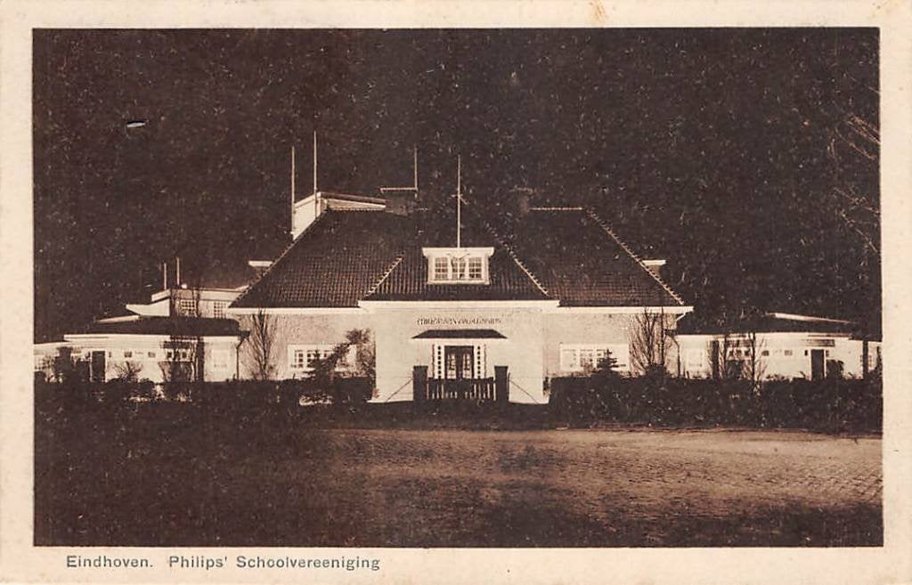 Eindhoven Philips School vereeniging 1931 Noord-Brabant, Verzamelen, Ophalen of Verzenden, 1920 tot 1940, Gelopen, Noord-Brabant