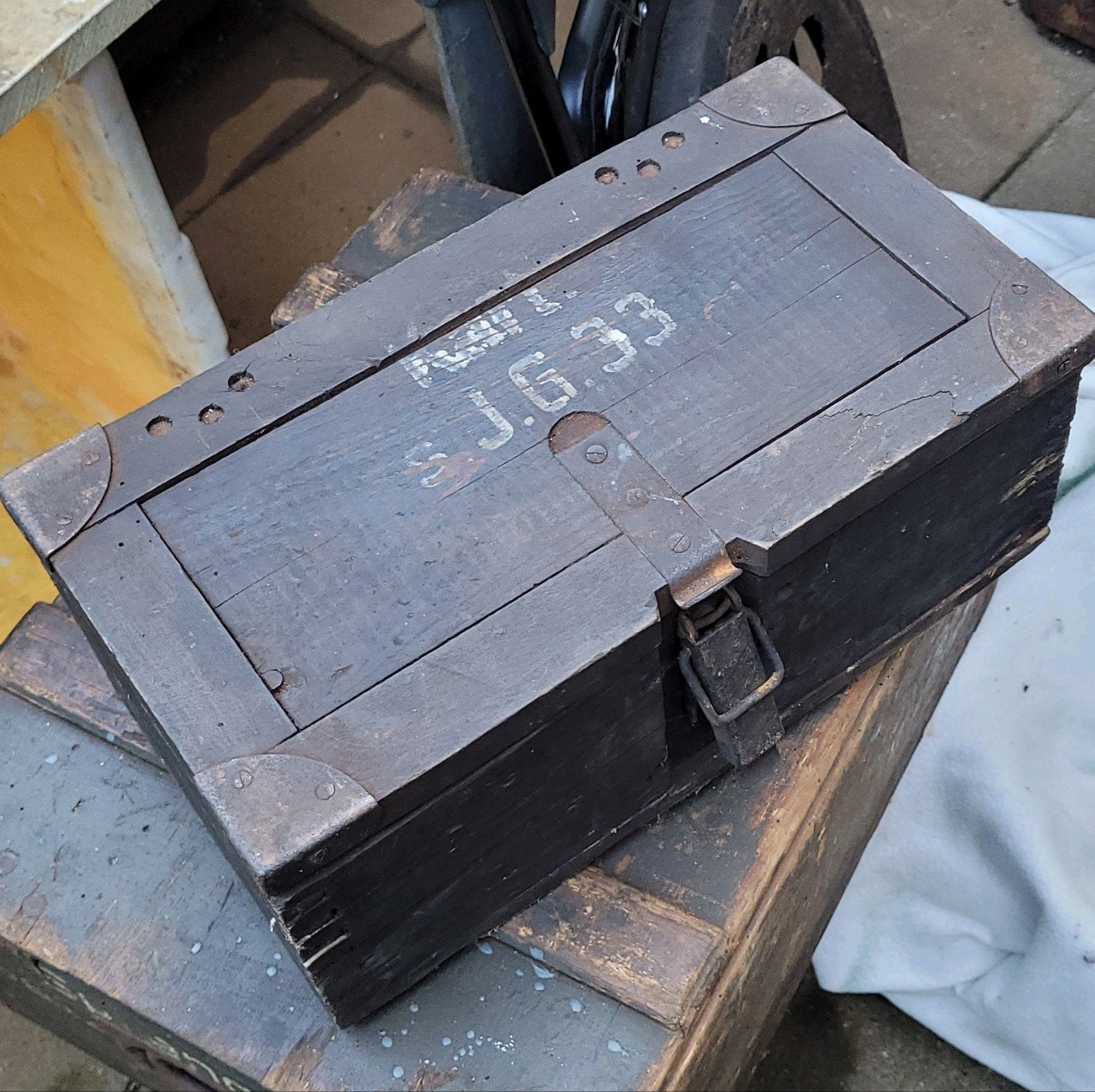 Duitse wo2 kart sig33 sjg33 kist te koop, Ophalen of Verzenden, Landmacht, Duitsland, Kist of Geocache