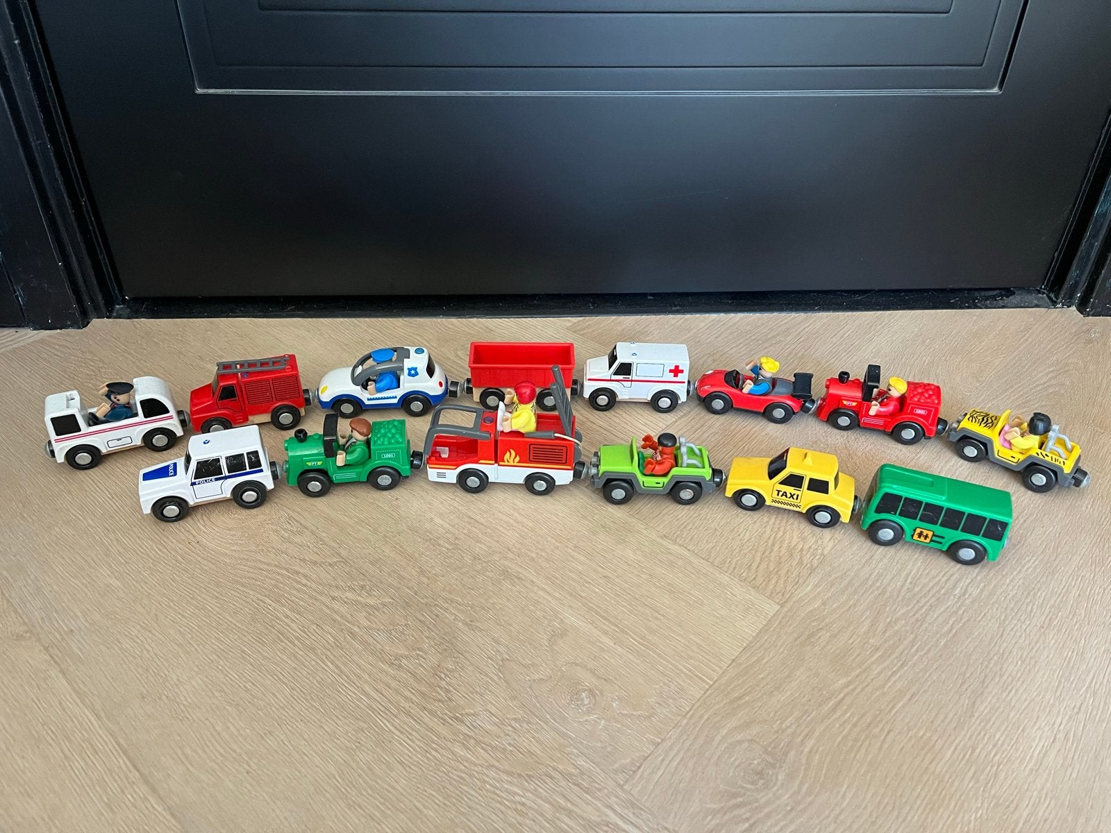 Auto trein speelgoedvoertuigen met magneetjes, Ophalen of Verzenden, Gebruikt