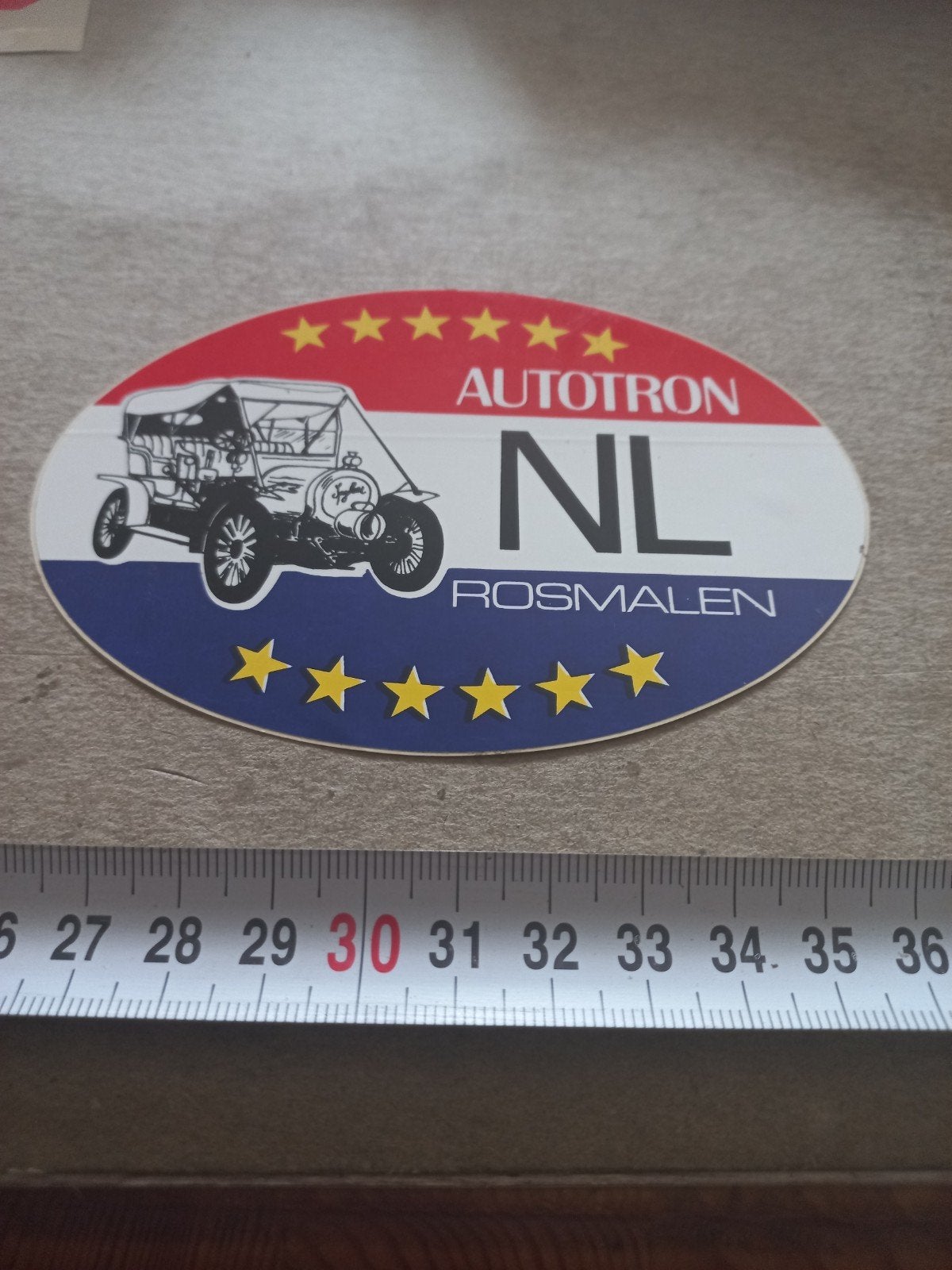 Vintage Autotron Rosmalen NL sticker, Verzamelen, Ophalen of Verzenden