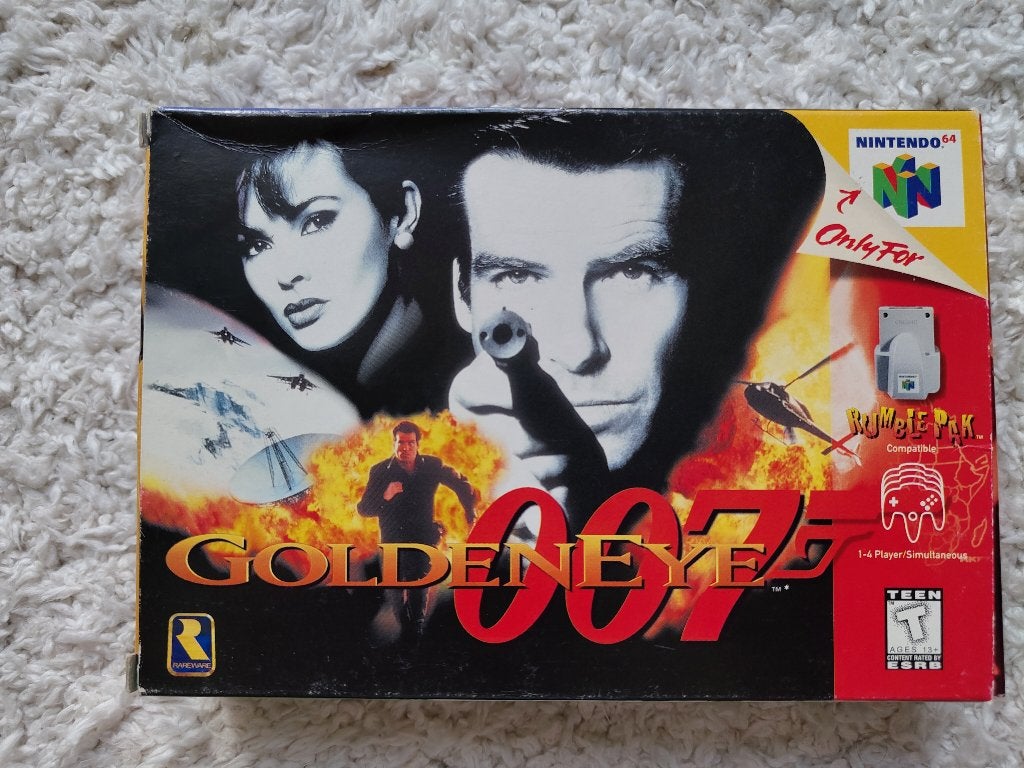 GoldenEye 007 N64 - USA NTSC - CIB - Getest, 1 speler, Ophalen of Verzenden, Gebruikt, Shooter