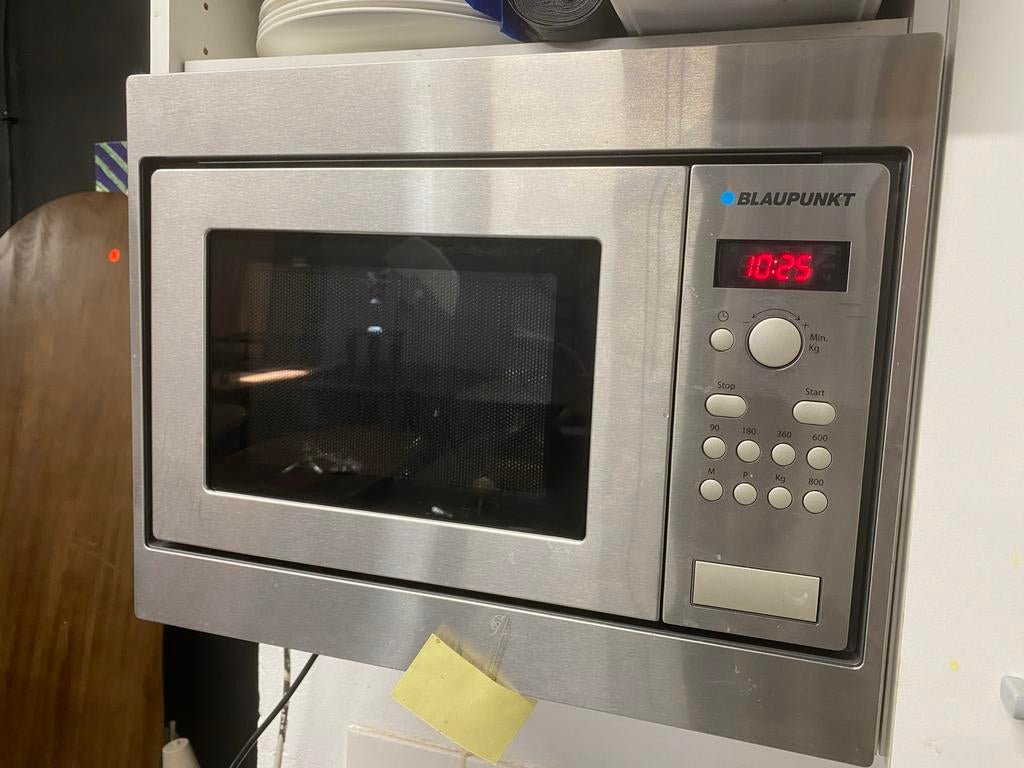 Blaupunkt Inbouw Magnetron RVS - Nieuw in Verpakking, Witgoed en Apparatuur, Magnetrons, Ophalen, Nieuw, Magnetron, Inbouw