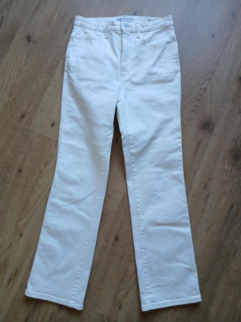 Witte Vanilia jeans, maat 34, Vanilia, Wit, Ophalen of Verzenden, Zo goed als nieuw