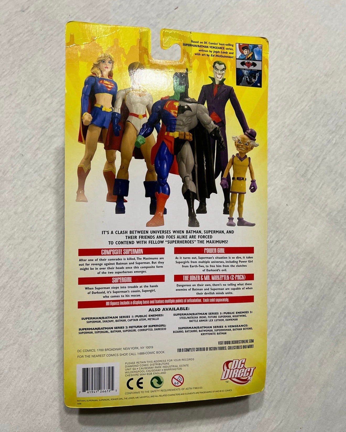 DC Comics SUPERMAN BATMAN series JOKER & Mr. MXYZPTLK figuur, P, P, P, Nieuw