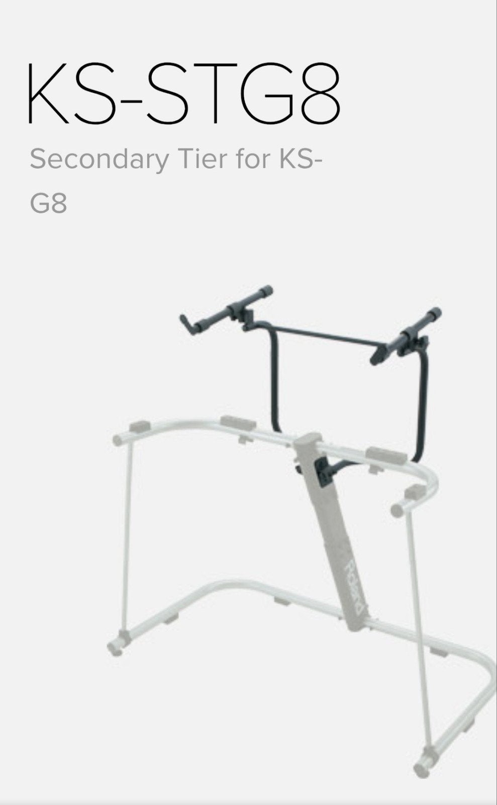 GEZOCHT - Roland KS-ST G8 opzetstuk voor keyboardstandaard, Muziek en Instrumenten, Ophalen, Overige aantallen, Roland