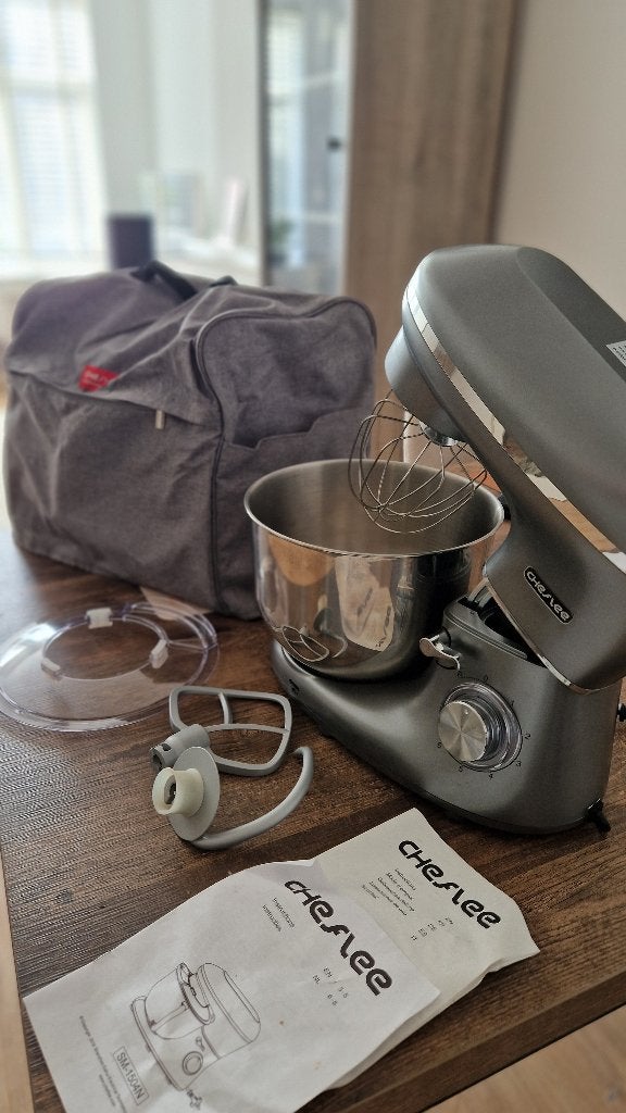 Cheflee Mixer 1500W, 4 liter of meer, 3 snelheden of meer, Ophalen of Verzenden, Zo goed als nieuw