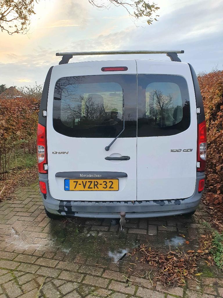 Mercedes-Benz Citan 1.5 CDI 55KW 2012, Auto's, Bestelauto's, 74 pk, Zwart, 4 cilinders, 1332 kg