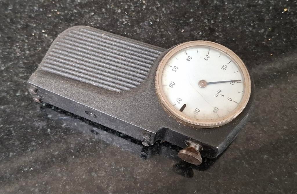 Käfer precisie diktemeter 0–1 mm (analoge meetklok), Ophalen