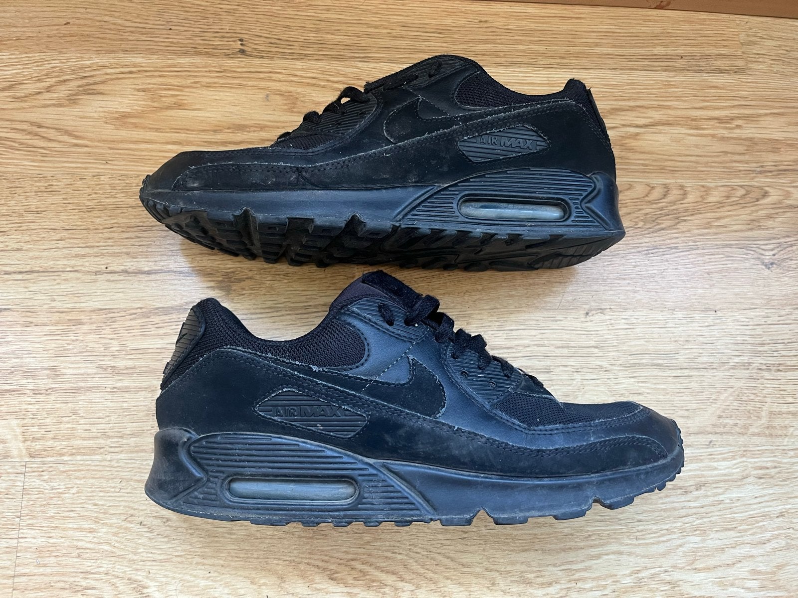 Oude Nike Air Max 90 - Maat 45 - Voor verzamelaar/klusser, Verzenden, Zwart, Sneakers of Gympen, Gedragen