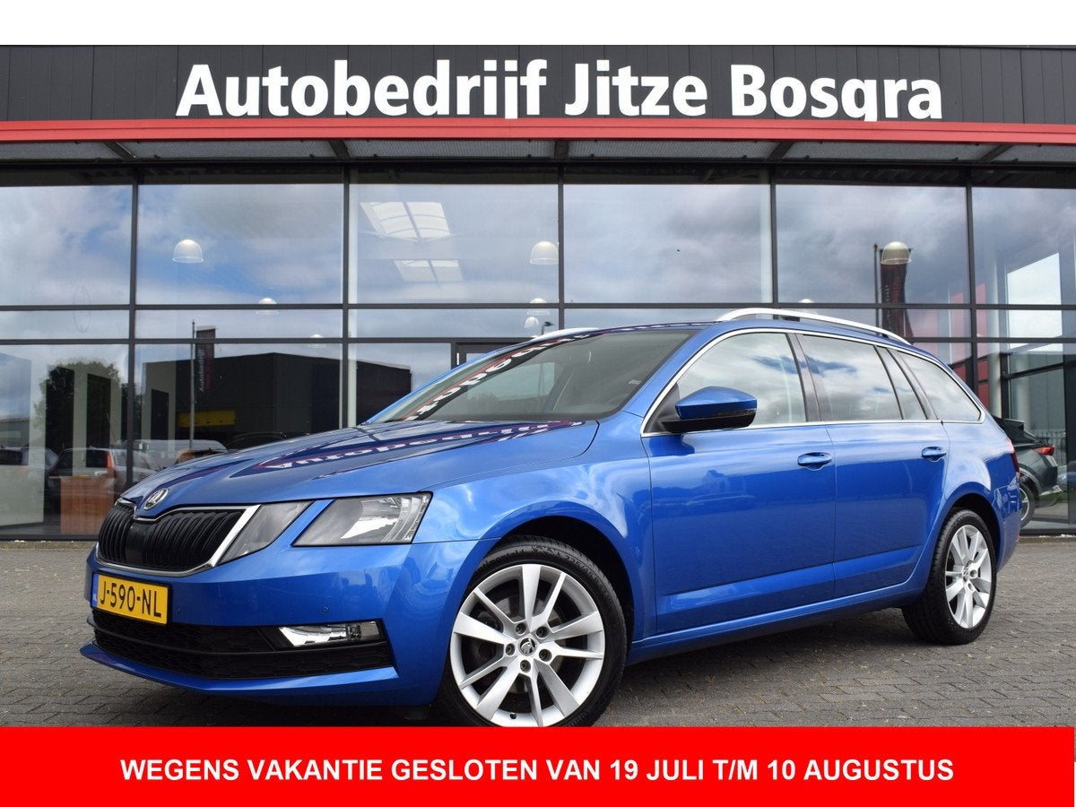 Skoda Octavia Combi 1.5 TSi Greentech Business Edition Plus, Auto's, Skoda, Voorwielaandrijving, Stof, Gebruikt, Blauw