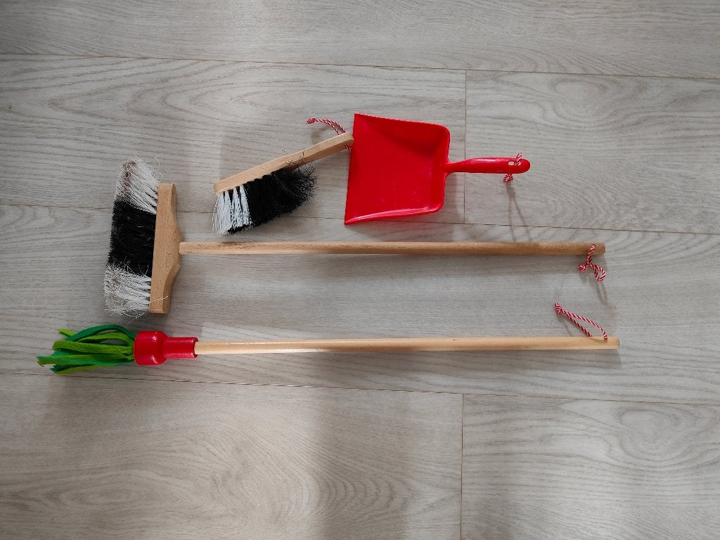 Kinder bezem set, Ophalen of Verzenden, Gebruikt, Jongen of Meisje