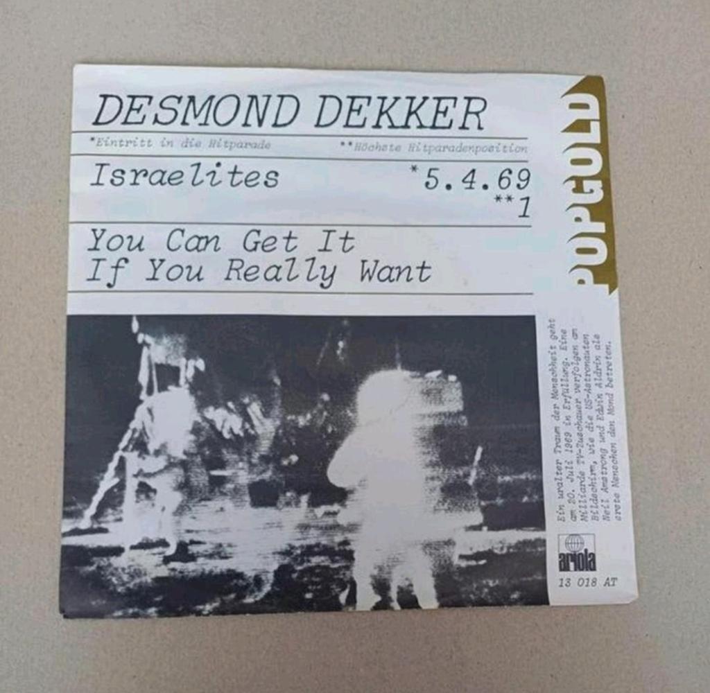 Desmond Dekker- Israelites/You Can Get It If You Really Want, Cd's en Dvd's, Vinyl Singles, Beschermende buitenhoes, Ophalen of Verzenden