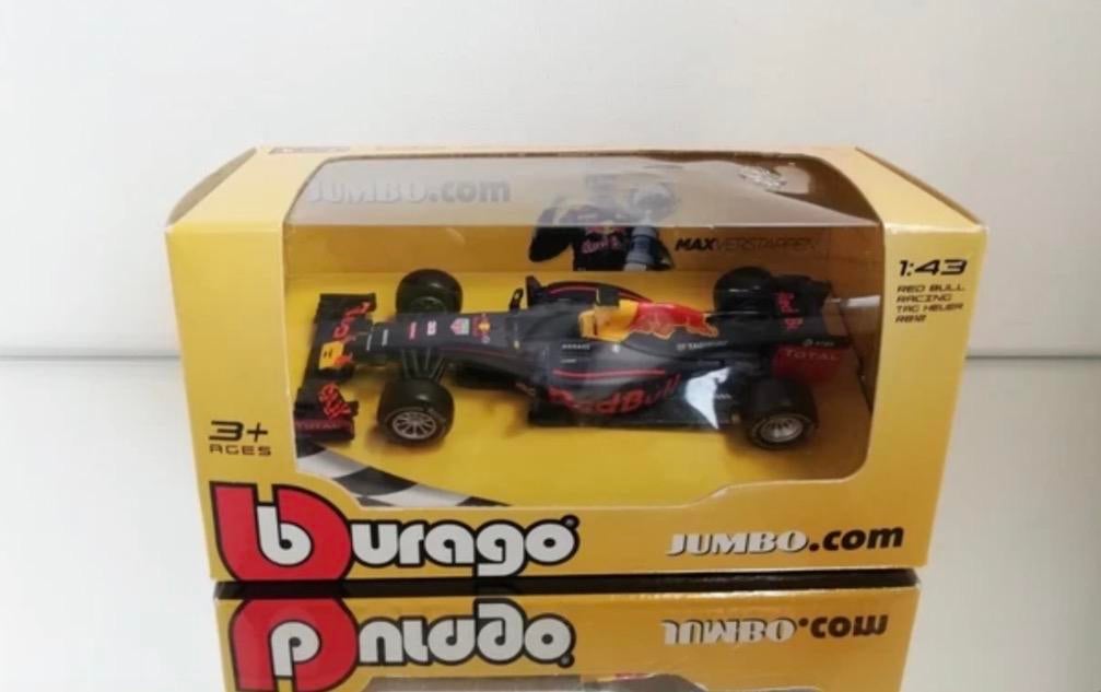 Burago Red Bull Racing F1 Max Verstappen 1:43, Hobby en Vrije tijd, Modelauto's | 1:43, Nieuw, Auto, Ophalen of Verzenden