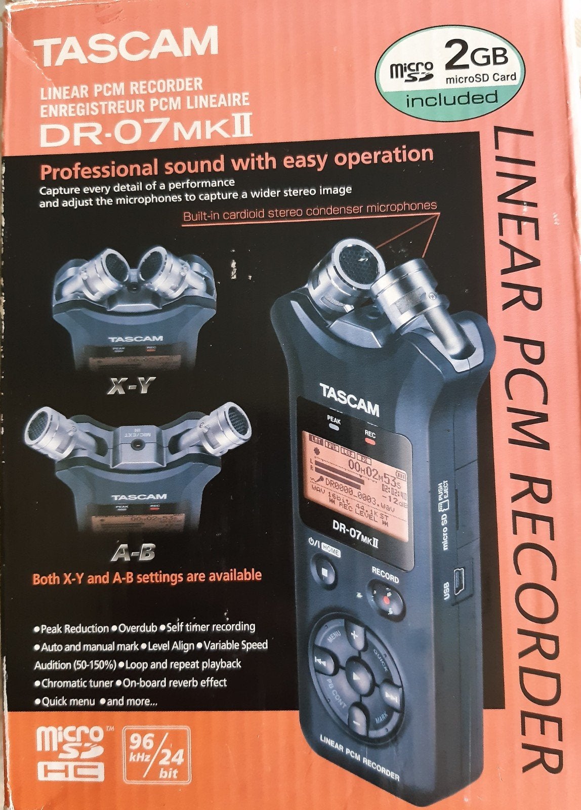 Tascam DR-07MKII, Ophalen of Verzenden, Zo goed als nieuw