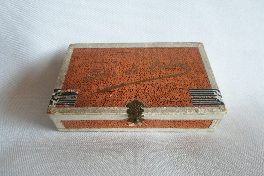 Flor De Cuba 1941 Sigarendoos, Ophalen of Verzenden, Gebruikt, Tabaksdoos of Verpakking