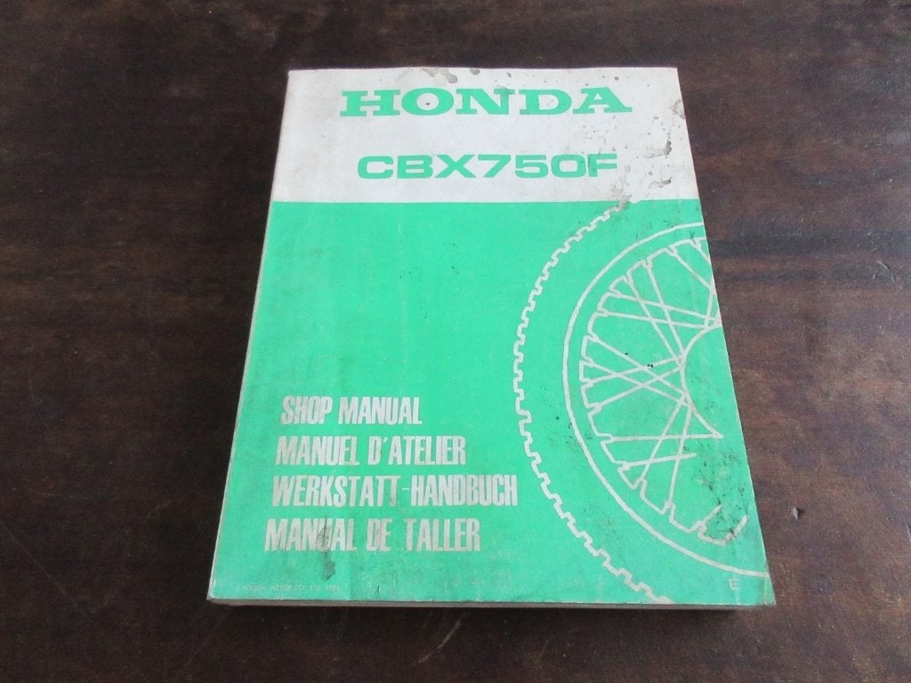 Honda CBX750F werkplaatshandboek manual, Ophalen of Verzenden, Honda