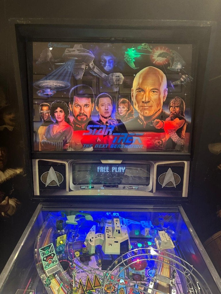 Williams Star Trek: The Next Generation Flipperkast, Ophalen, Gebruikt, Elektronisch, Williams