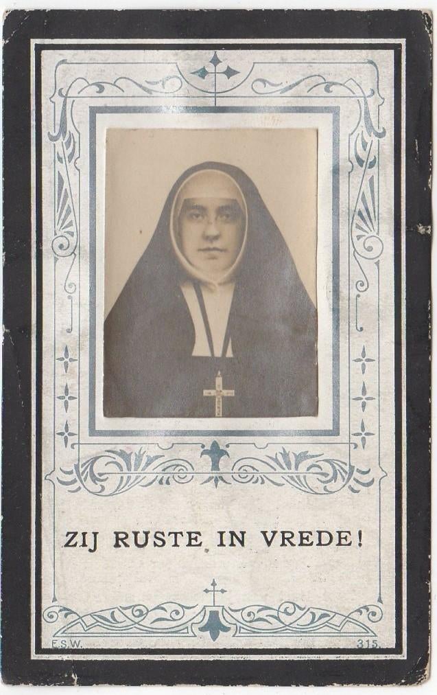 zr. Adèle Sougnes 1876 Maastricht + 1918 Goes, 42 jaar oud, Verzenden