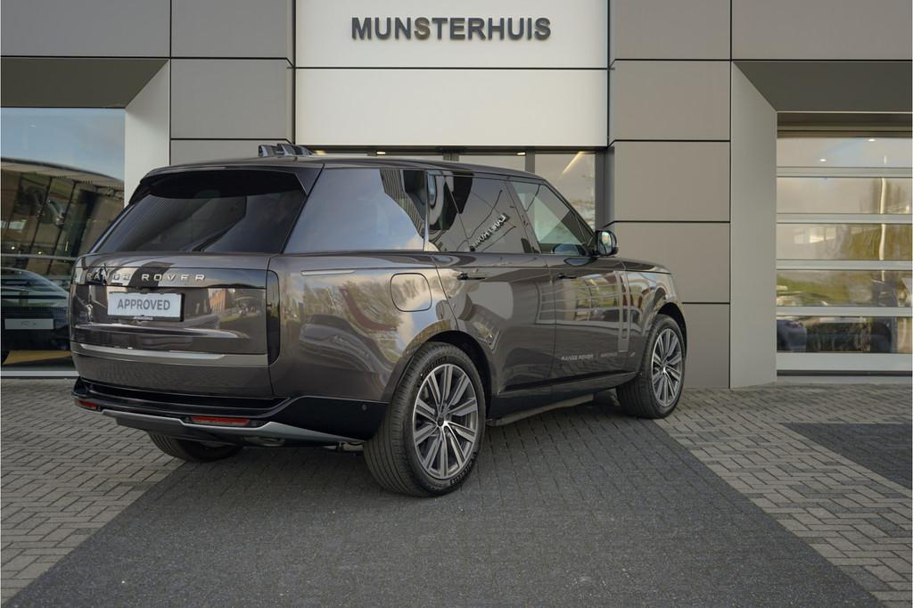 Land Rover Range Rover 3.0 P550e Autobiography PHEV | Massag, Auto's, Land Rover, Automaat, 12 maanden, Gebruikt, Zwart
