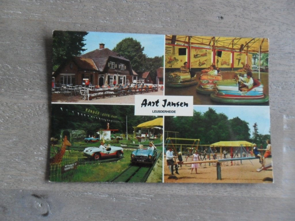Woudenberg, cafe restaurant Bergzicht, vanouds Aart Jansen, Verzamelen, Verzenden, 1960 tot 1980, Gelopen, Noord-Brabant