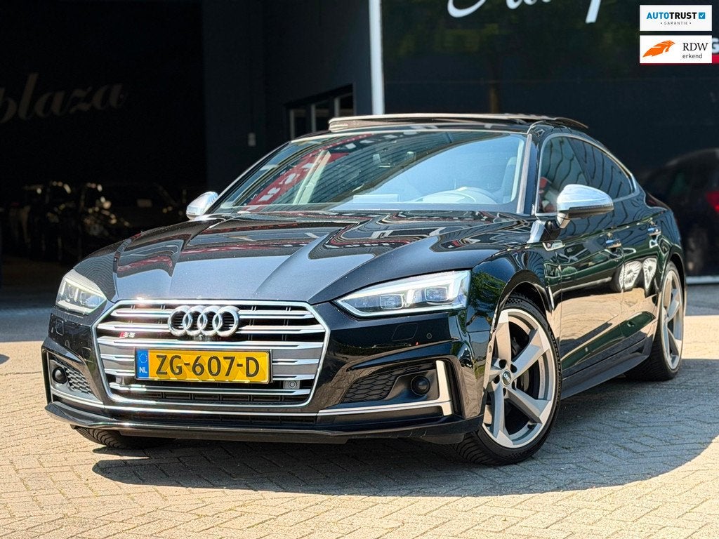 Audi S5 Sportback 3.0 TFSI S5 quattro Pro Line Plus PANO/MEM, Auto's, Audi, Bedrijf, Te koop, S5, 360° camera, 4x4, ABS, Achteruitrijcamera
