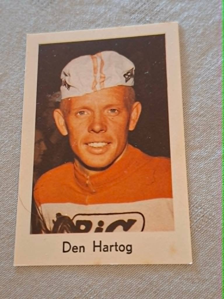 Prentje/Chromo : Arie den Hartog / BIC, Verzenden, Zo goed als nieuw, Overige sporten, Poster, Plaatje of Sticker