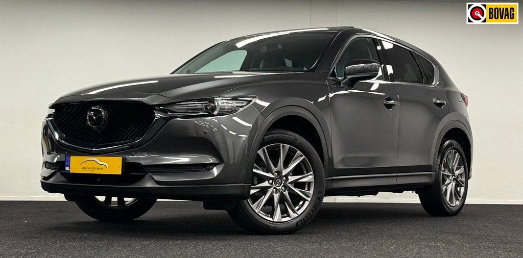 Mazda CX-5 2.5 SkyActiv-G 194 Signature*OpenDak*Leder*Stoelv, Gebruikt, Zwart, 4 cilinders, 2000 kg