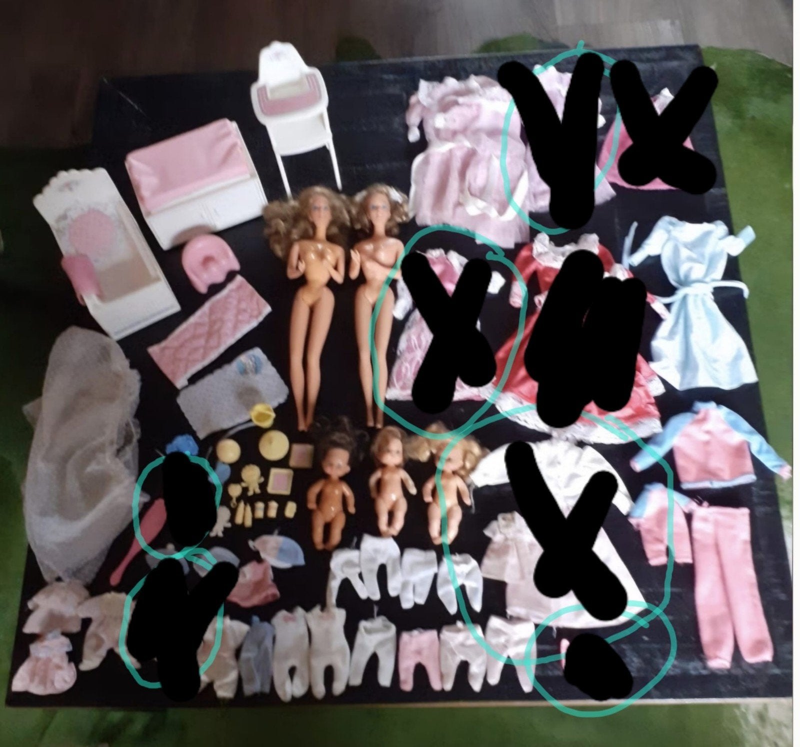 Barbie Heart Family jaren 80, Ophalen of Verzenden, Gebruikt, Pop