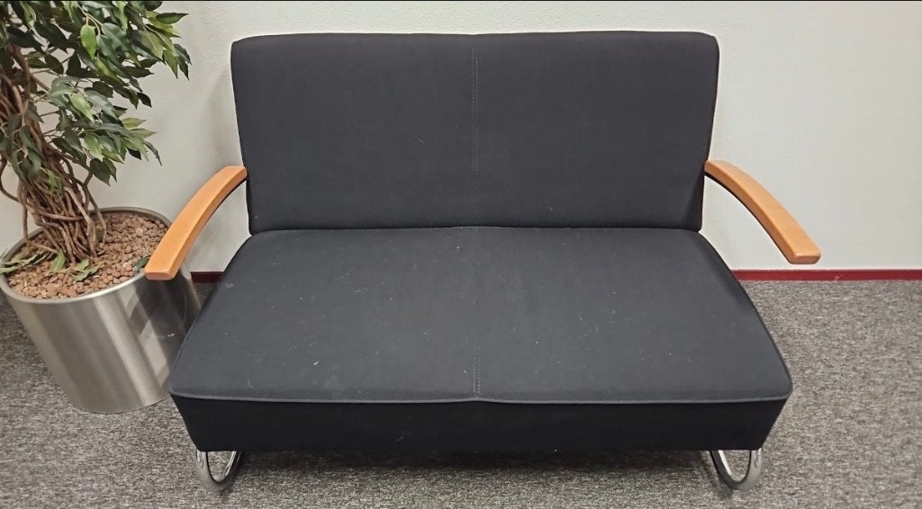 Thonet S 411 tweezitsbank - Zeldzame uitvoering, Ophalen of Verzenden