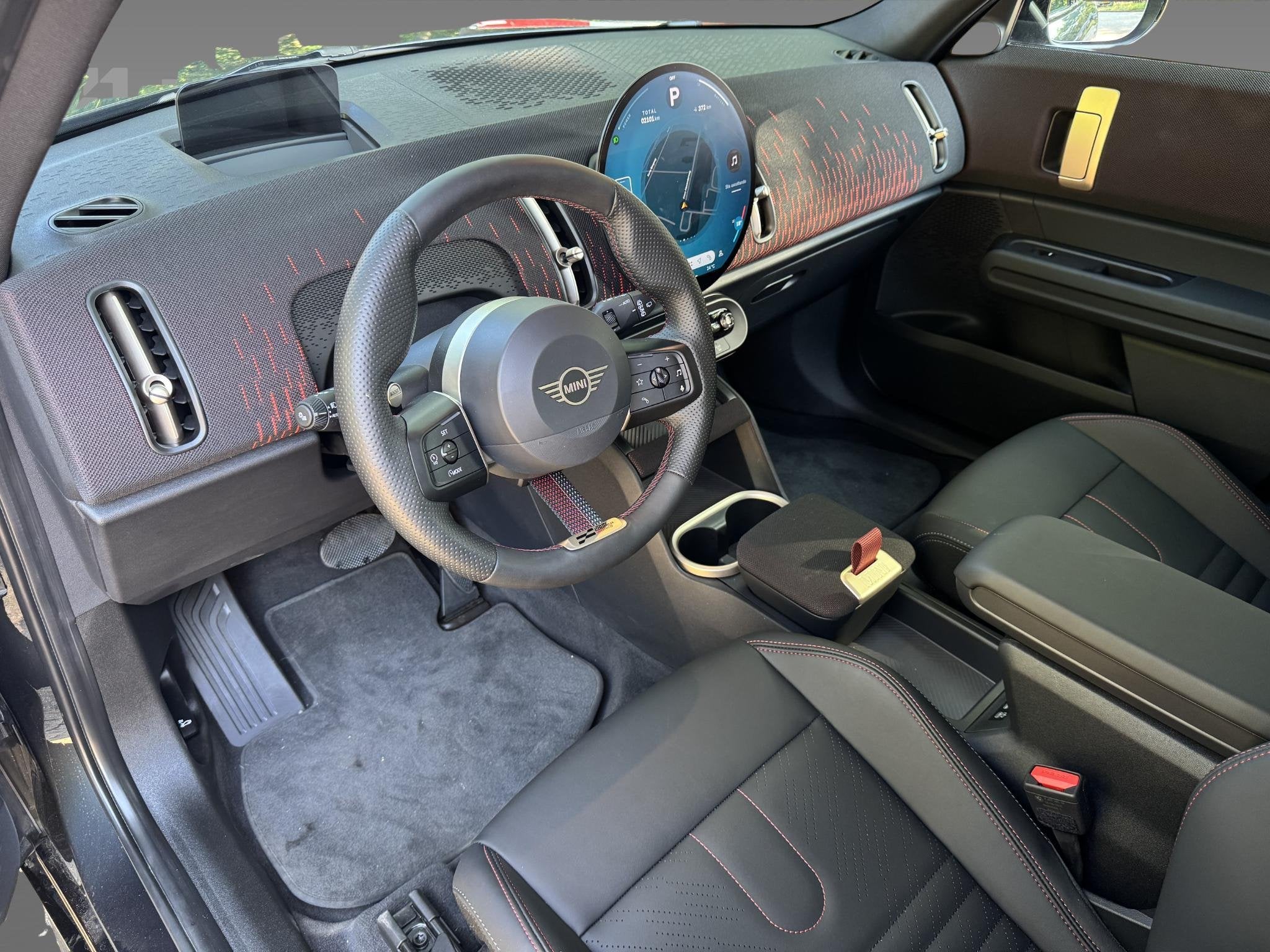 MINI Countryman E | John Cooper Works Uitvoering | Pakket L, Auto's, Mini, Gebruikt, Zwart, Countryman, Met garantie (alle)
