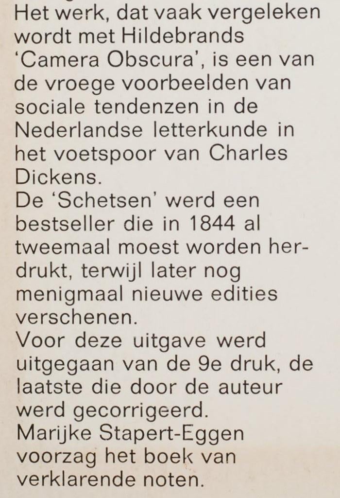 Schetsen uit de pastorie te Mastland in 1843 (1978), Boeken, Verzenden, 19e eeuw, Zo goed als nieuw