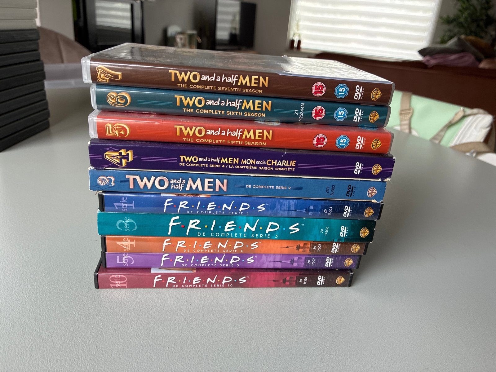 Diverse DVD's: Two and a Half Men & Friends Boxsets, Cd's en Dvd's, Vanaf 12 jaar, Verzenden, Gebruikt, Komedie