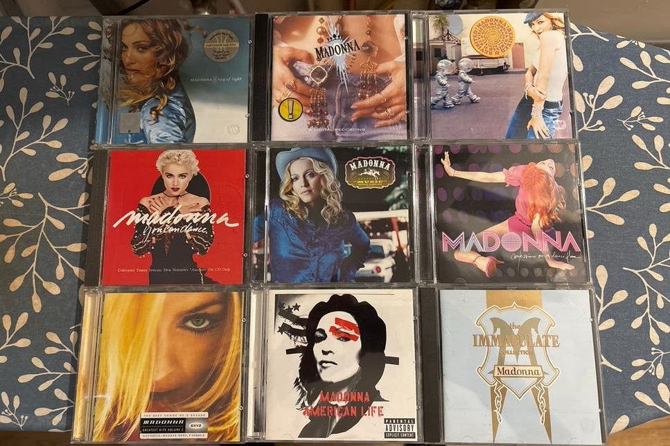 Madonna CD Collectie - Diverse Albums, Gebruikt, Pop, Ophalen of Verzenden, Inclusief doosje
