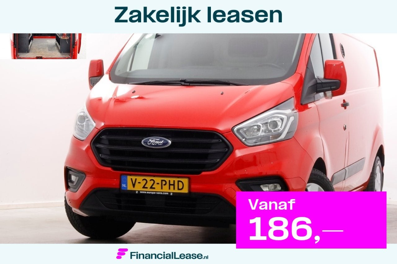 Ford Transit Custom 340 2.0 TDCI 130pk L2H1 Airco/Inrichting, Voorwielaandrijving, Dealer onderhouden, 4 cilinders, 2800 kg
