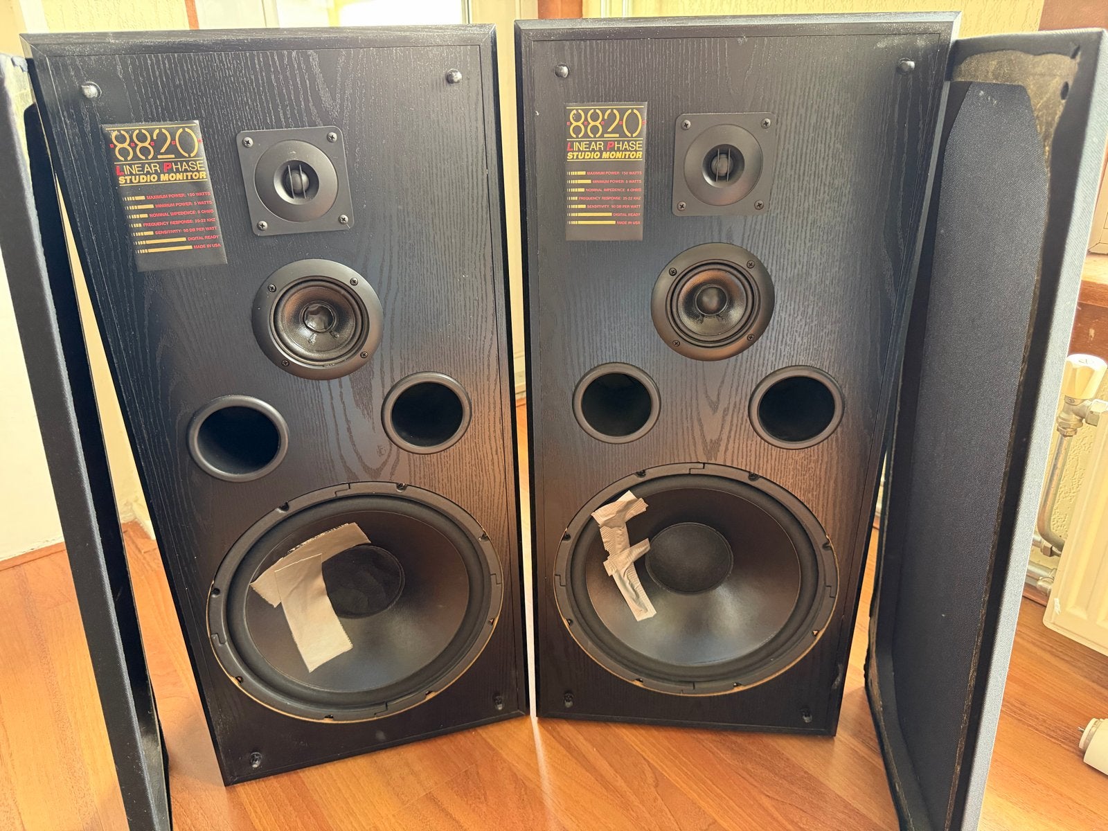 Retro Studio Speakers 8820 Linear Phase Studio Monitor, Audio, Tv en Foto, Luidsprekers, Overige merken, Gebruikt, Ophalen of Verzenden