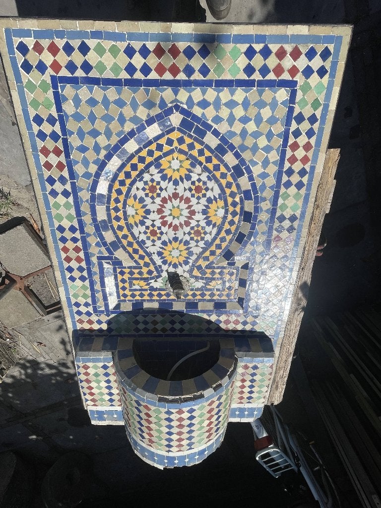 Marokkaanse / Mediterraanse fontijn, Tuin en Terras, Waterpartijen en Fonteinen, Ophalen, Overige materialen, Fontein
