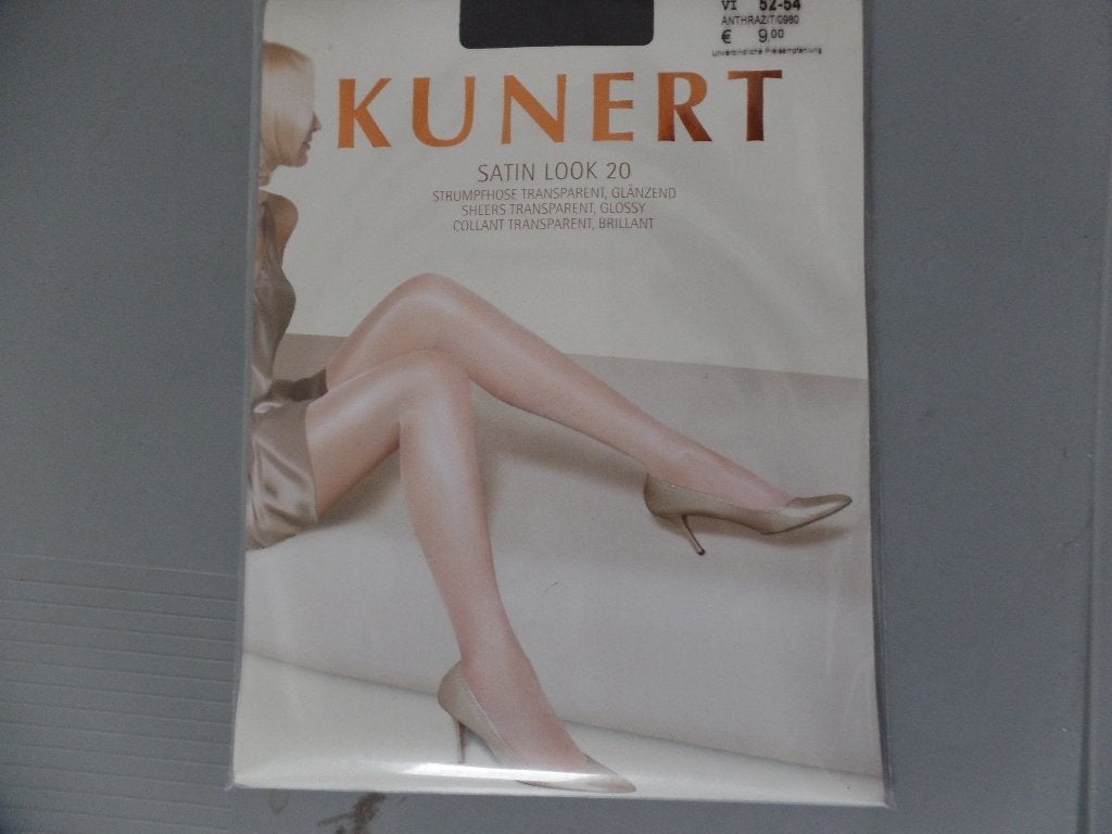 Panty Satin Look 20 Kunert (Antraciet), Verzenden, Nieuw, Grijs, Panty