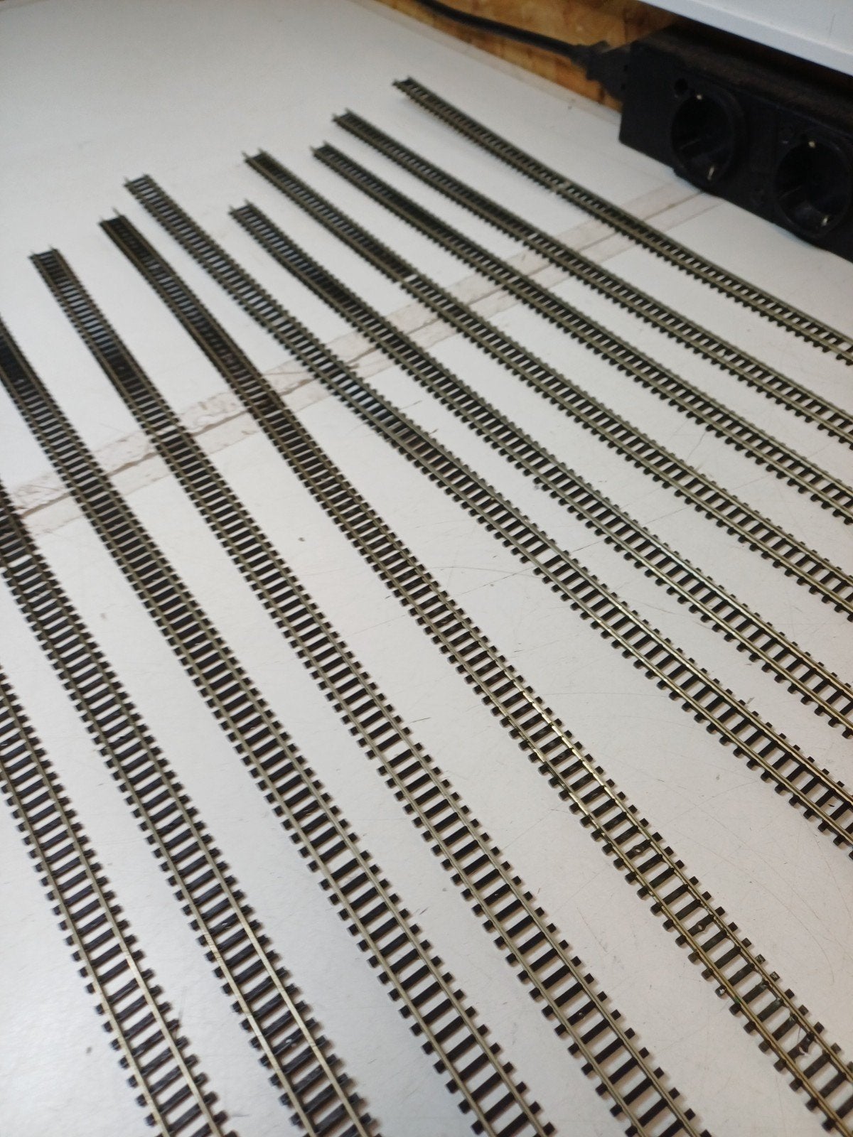 Roco N-spoor rails: 15 stuks (22201 & 2400) - Goede staat, Gebruikt, Gelijkstroom, Rails, Ophalen of Verzenden
