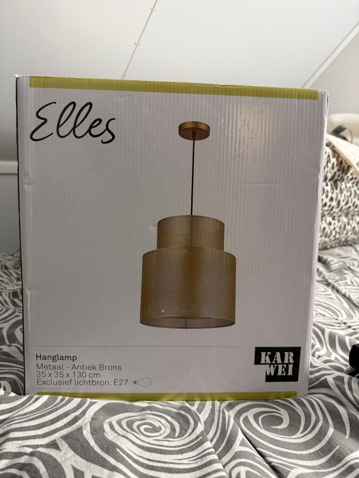 Hanglamp elles Nieuw in de doos, Huis en Inrichting, Ophalen, Zo goed als nieuw