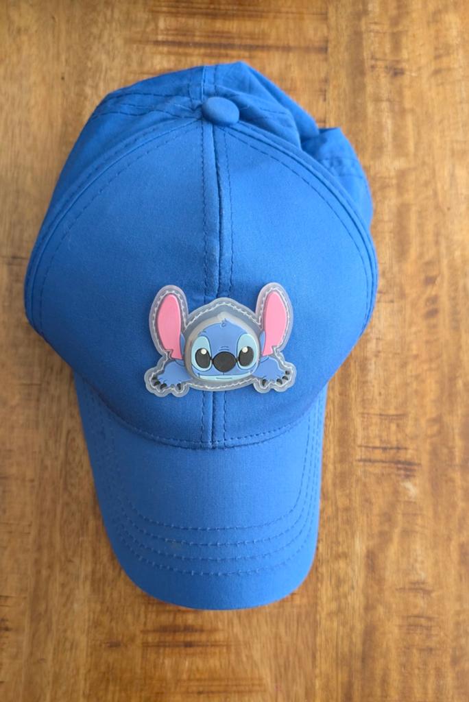 Blauwe Stitch Pet, Kinderen en Baby's, Kinderkleding | Petten en Hoeden, Stitch, Jongen of Meisje, Ophalen of Verzenden, Pet